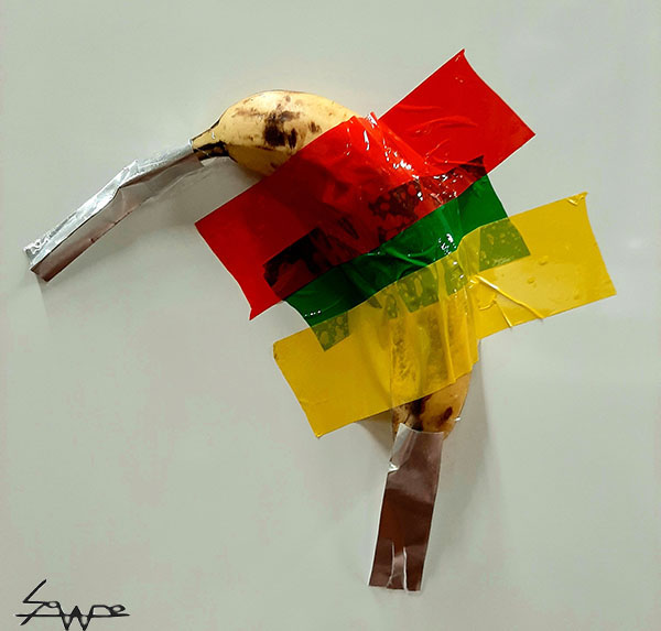 COLIBRI (OMAGGIO A CATTELAN)